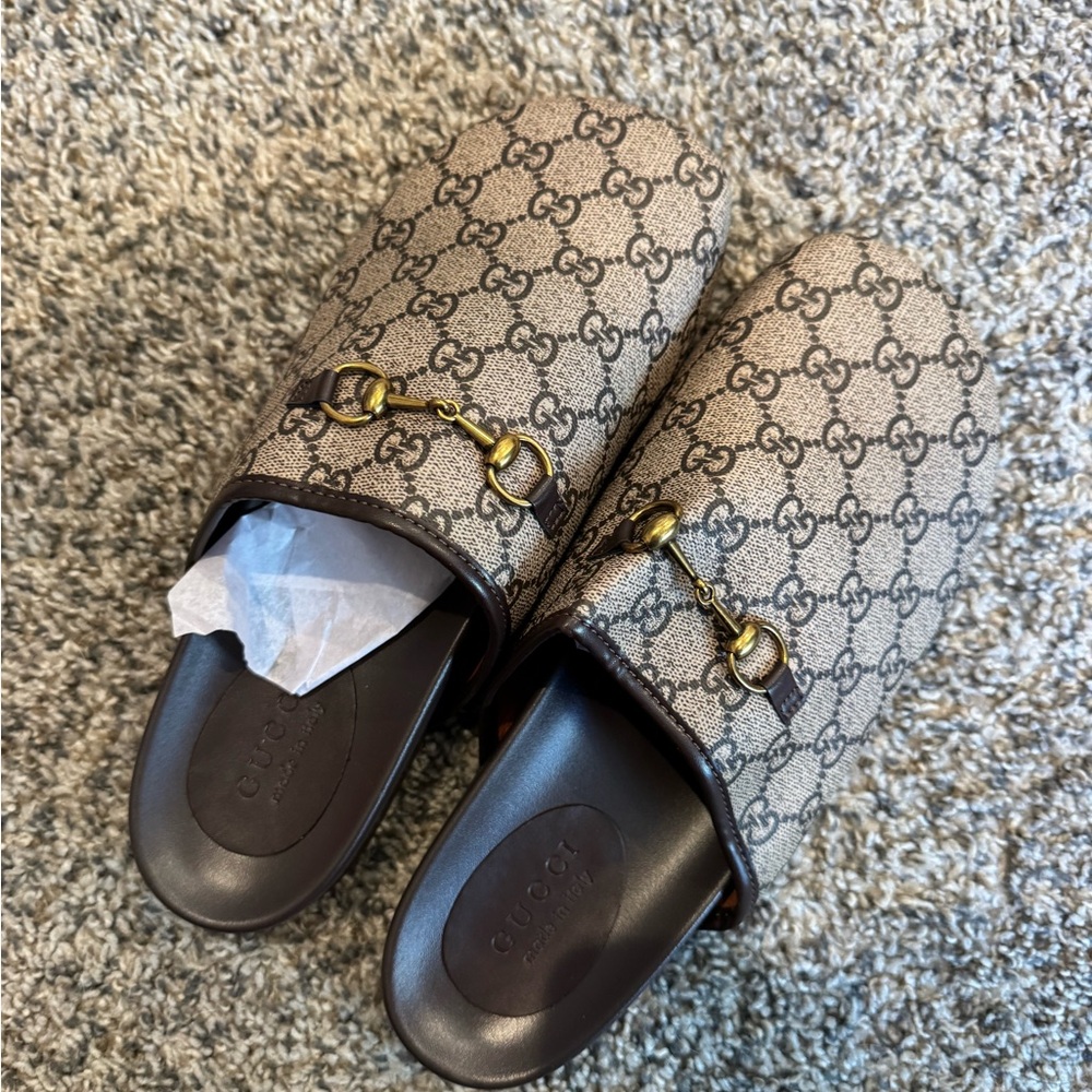 Patterned Slide Sandals - image 3